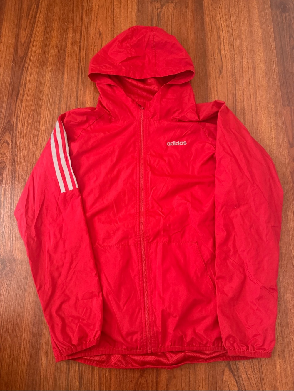 Adidas Three Striped Windbreaker